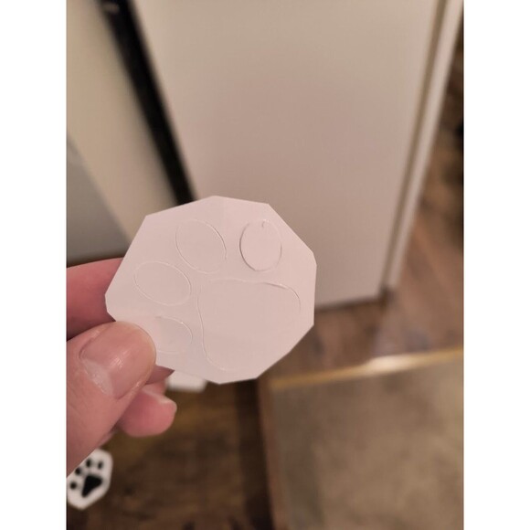 Dog Sleeping Sticker Decal Waterproof Paw Prints Puppy (Pack of 3) - Picture 7 of 10